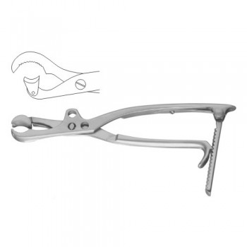 Lambotte Bone Holding Forcep Straight - One Jaw Moveable Stainless Steel, 33 cm - 13 "